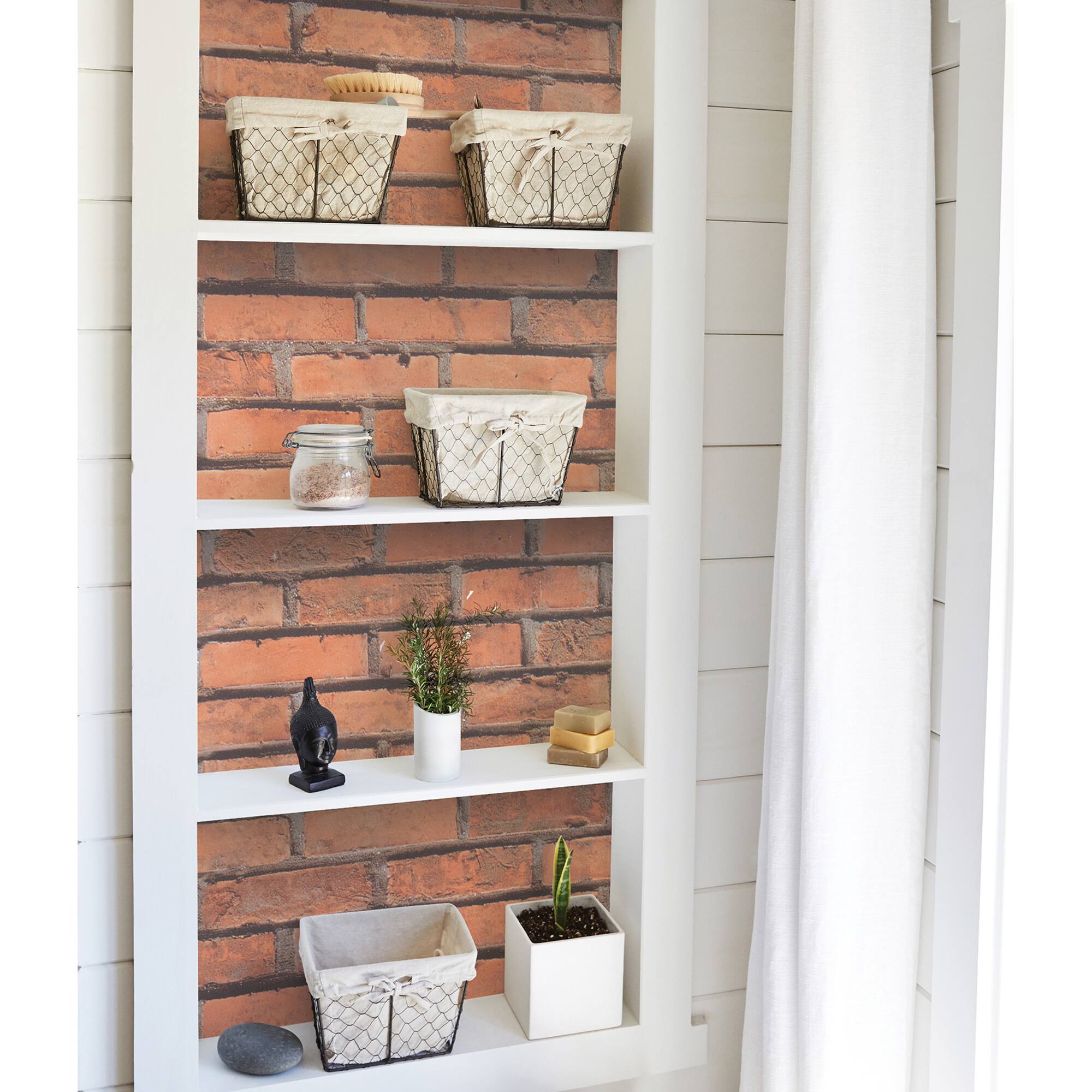 Fablon Brick Wall Adhesive Film, 2ct.